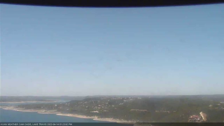 Lake Travis webcam, April 14, 2022 1:25 PM CT