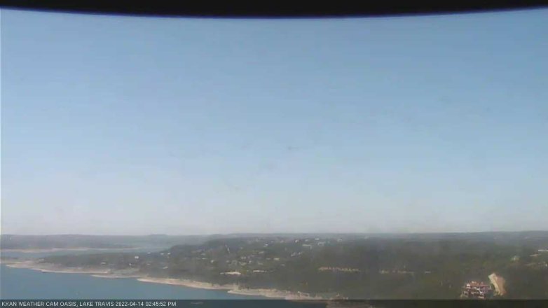 Lake Travis webcam, April 14, 2022 2:45 PM CT