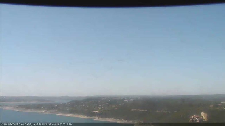 Lake Travis webcam, April 14, 2022 3:00 PM CT