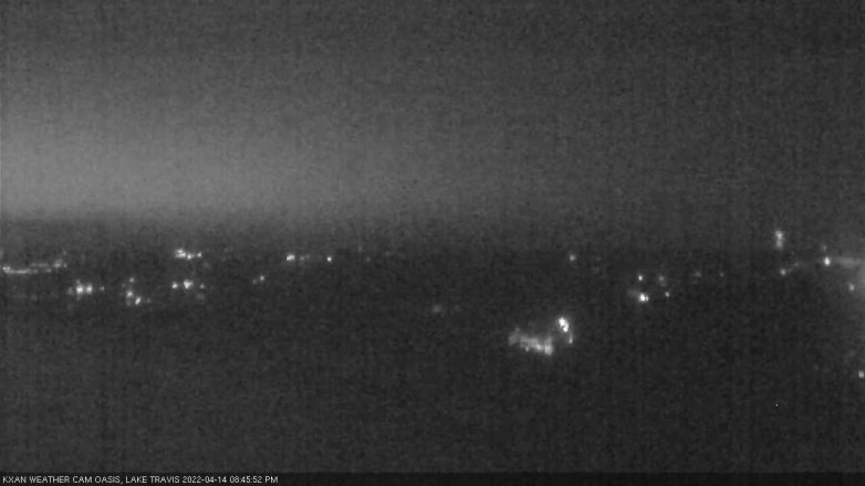 Lake Travis webcam, April 14, 2022 8:45 PM CT