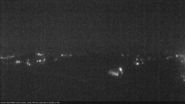 Lake Travis webcam, April 14, 2022 9:00 PM CT