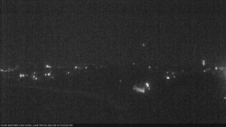 Lake Travis webcam, April 14, 2022 10:25 PM CT