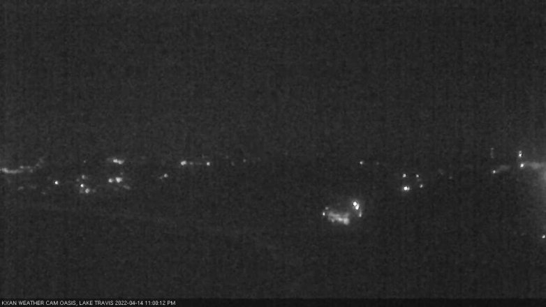 Lake Travis webcam, April 14, 2022 11:00 PM CT