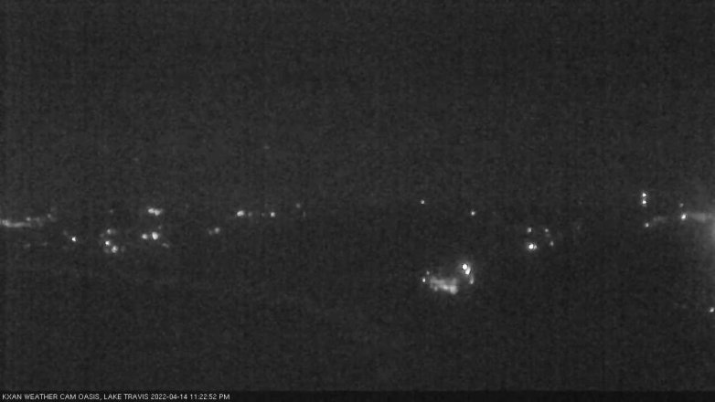 Lake Travis webcam, April 14, 2022 11:25 PM CT