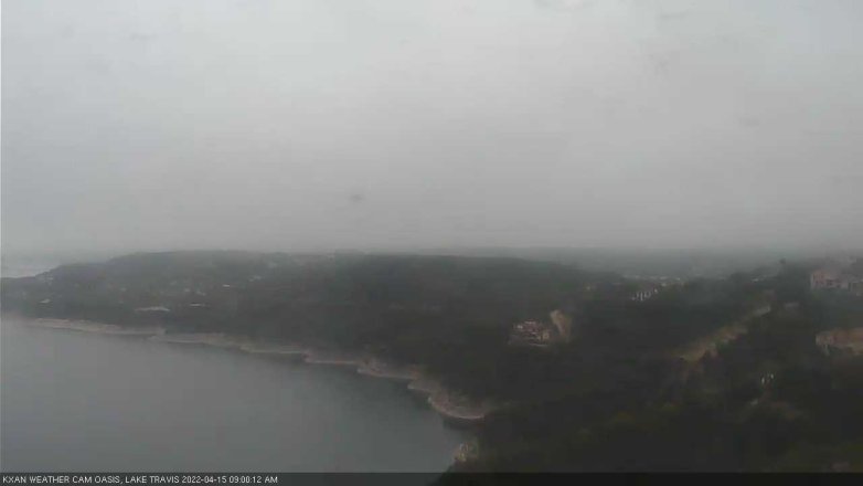 Lake Travis webcam, April 15, 2022 9:00 AM CT