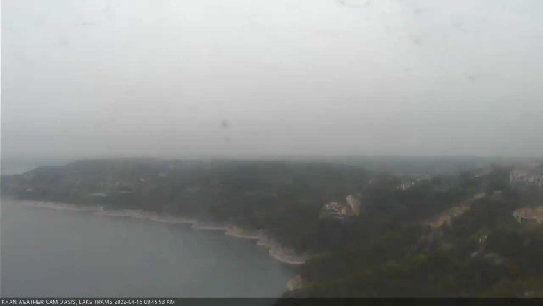 Lake Travis webcam, April 15, 2022 9:45 AM CT
