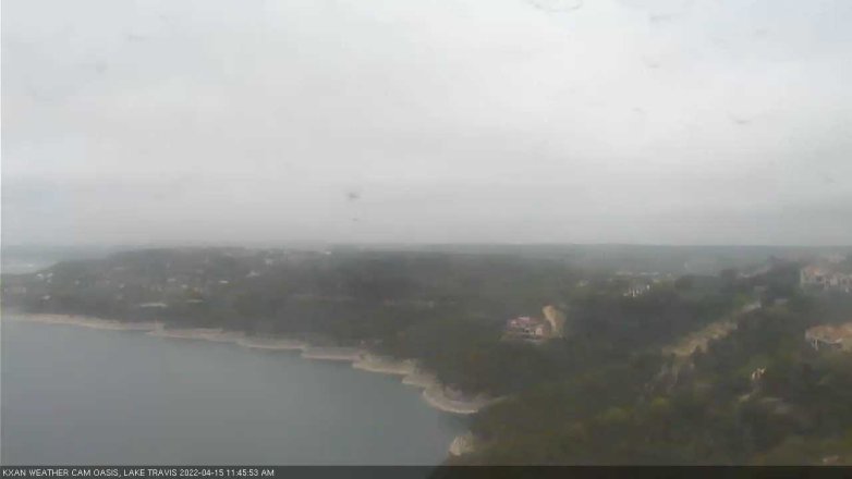 Lake Travis webcam, April 15, 2022 11:45 AM CT