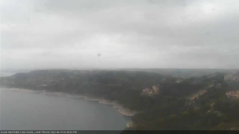 Lake Travis webcam, April 15, 2022 1:45 PM CT