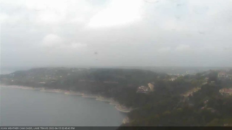 Lake Travis webcam, April 15, 2022 2:45 PM CT