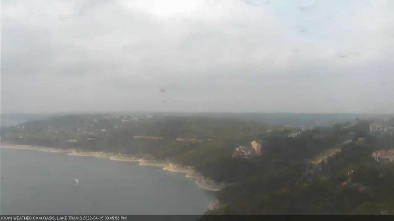 Lake Travis webcam, April 15, 2022 3:45 PM CT