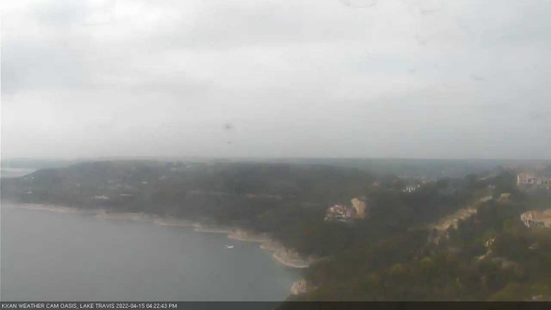 Lake Travis webcam, April 15, 2022 4:25 PM CT