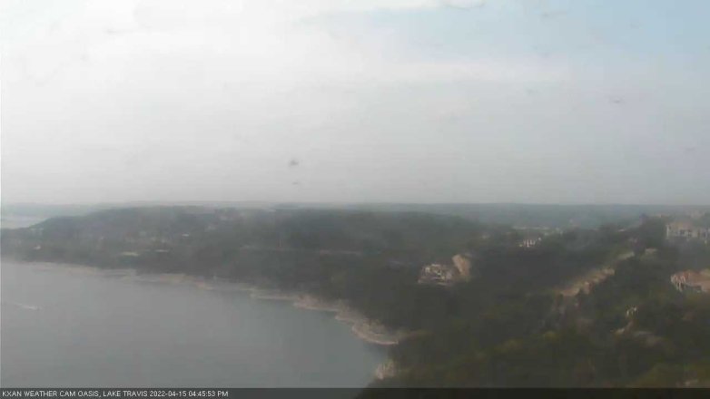 Lake Travis webcam, April 15, 2022 4:45 PM CT