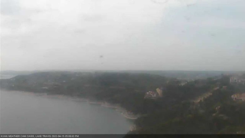 Lake Travis webcam, April 15, 2022 5:00 PM CT