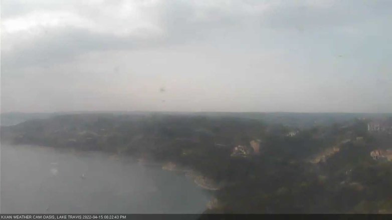 Lake Travis webcam, April 15, 2022 6:25 PM CT