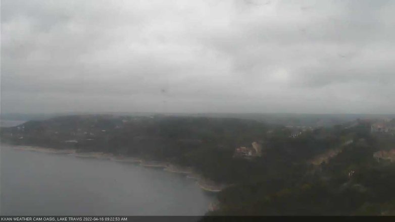 Lake Travis webcam, April 16, 2022 9:25 AM CT