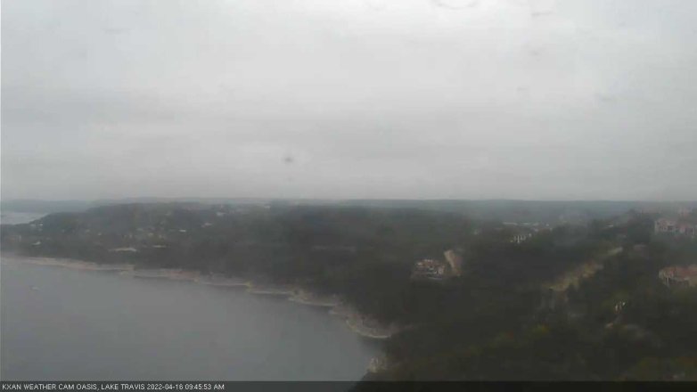 Lake Travis webcam, April 16, 2022 9:45 AM CT