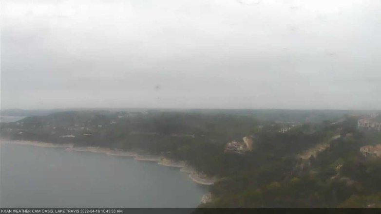 Lake Travis webcam, April 16, 2022 10:45 AM CT