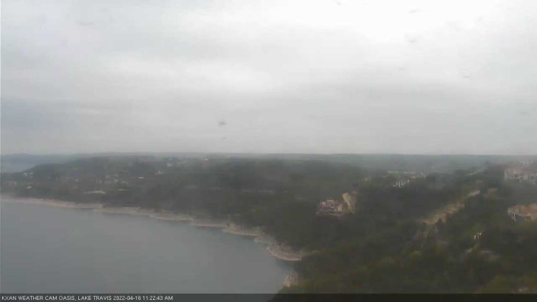 Lake Travis webcam, April 16, 2022 11:25 AM CT