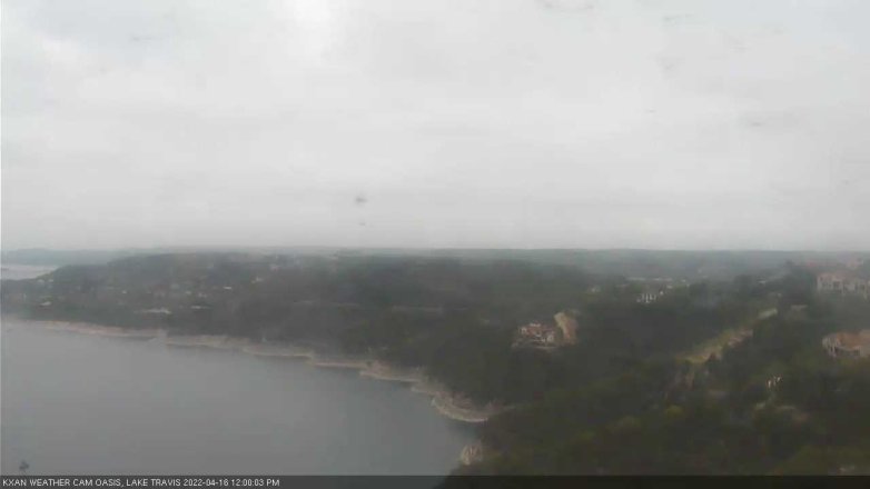 Lake Travis webcam, April 16, 2022 12:00 PM CT