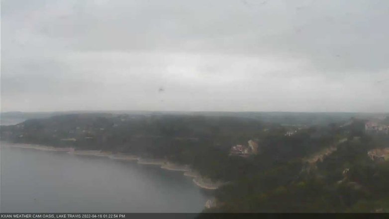Lake Travis webcam, April 16, 2022 1:25 PM CT