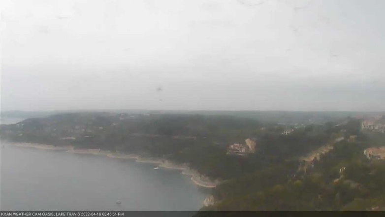 Lake Travis webcam, April 16, 2022 2:45 PM CT
