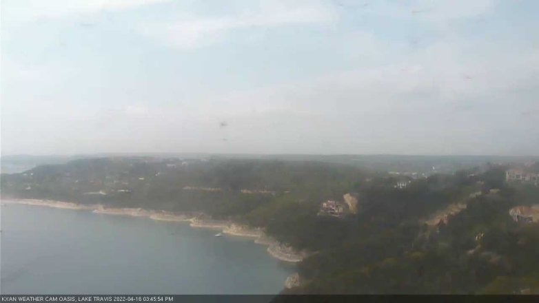 Lake Travis webcam, April 16, 2022 3:45 PM CT