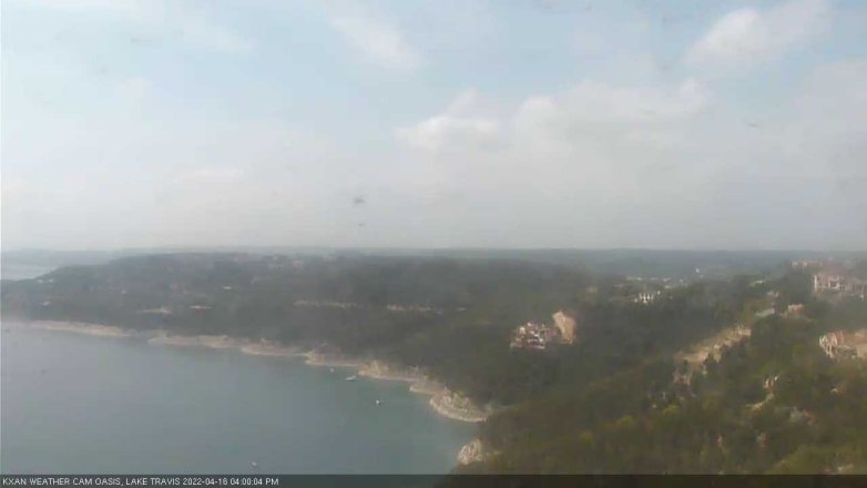 Lake Travis webcam, April 16, 2022 4:00 PM CT