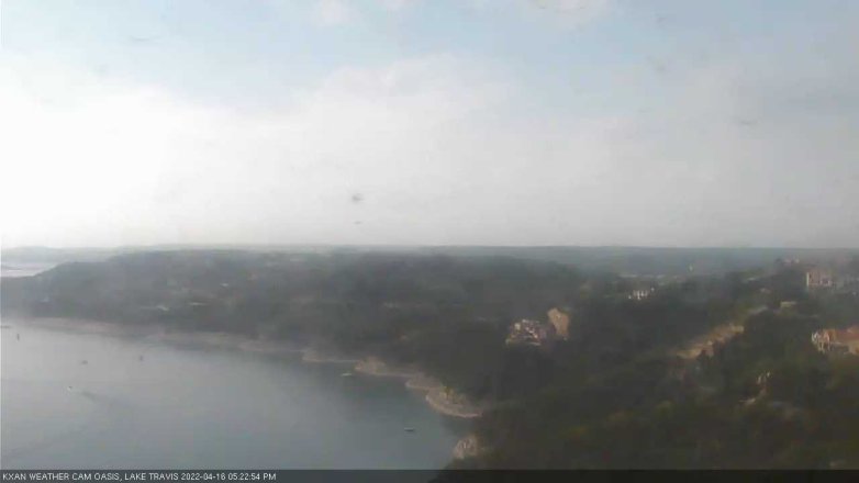 Lake Travis webcam, April 16, 2022 5:25 PM CT