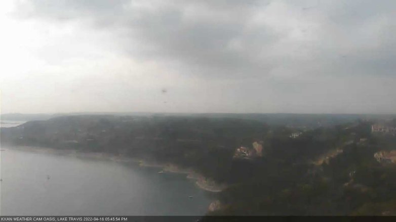 Lake Travis webcam, April 16, 2022 5:45 PM CT