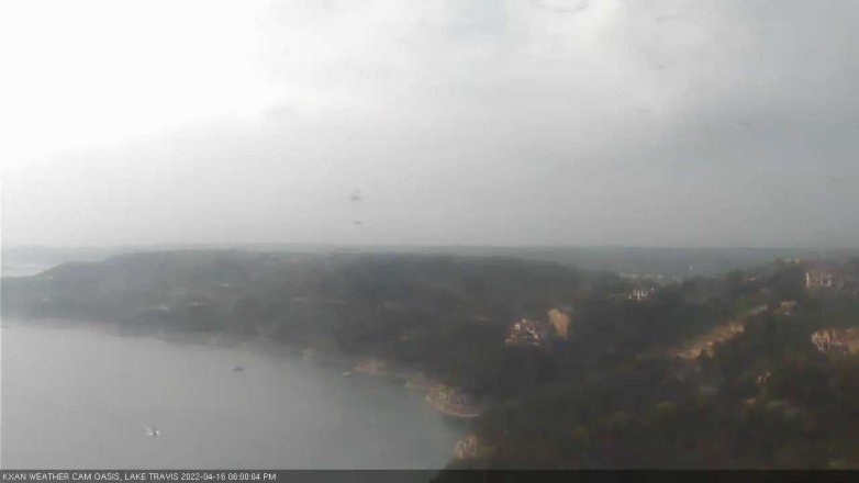 Lake Travis webcam, April 16, 2022 6:00 PM CT