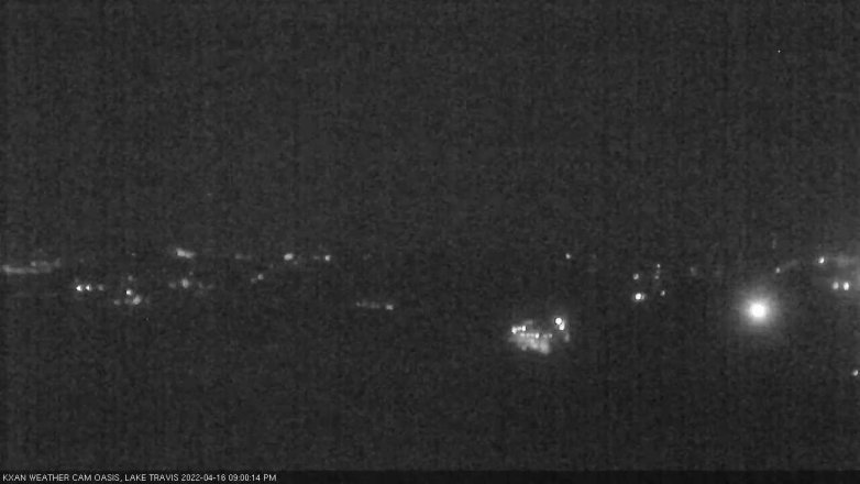 Lake Travis webcam, April 16, 2022 9:00 PM CT