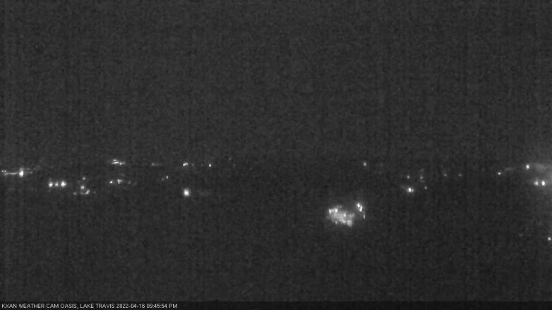 Lake Travis webcam, April 16, 2022 9:45 PM CT