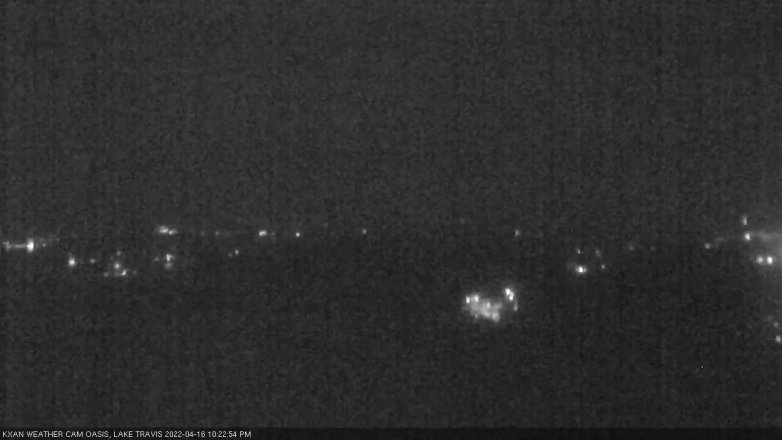 Lake Travis webcam, April 16, 2022 10:25 PM CT