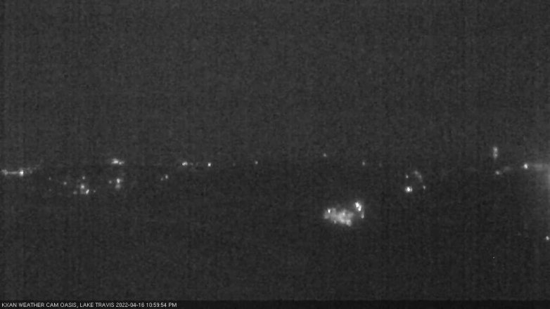 Lake Travis webcam, April 16, 2022 11:00 PM CT