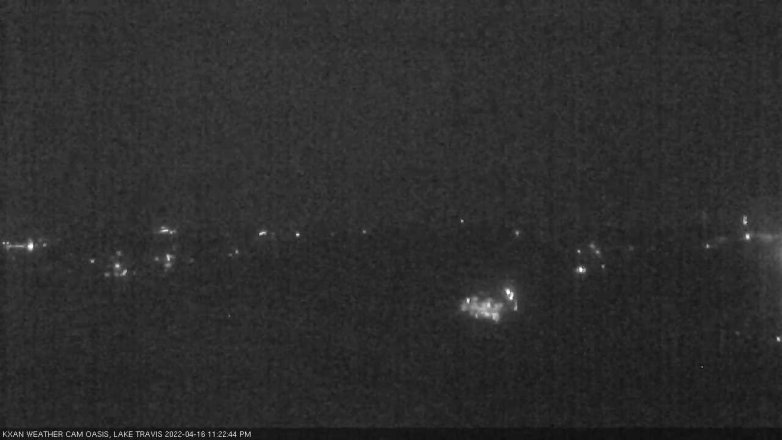 Lake Travis webcam, April 16, 2022 11:25 PM CT