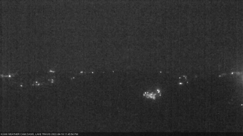 Lake Travis webcam, April 16, 2022 11:45 PM CT