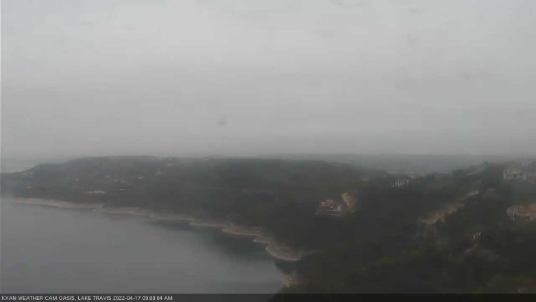 Lake Travis webcam, April 17, 2022 9:00 AM CT