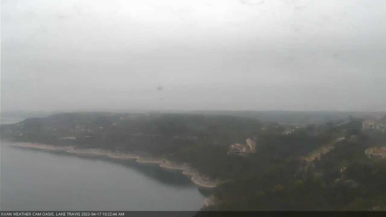 Lake Travis webcam, April 17, 2022 10:25 AM CT
