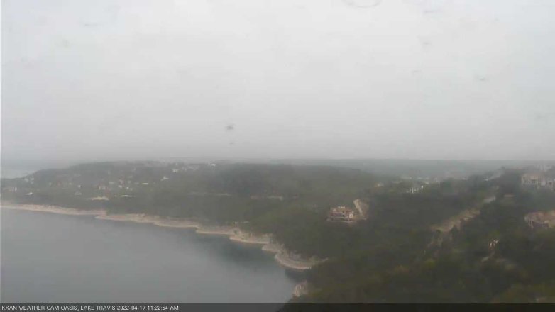 Lake Travis webcam, April 17, 2022 11:25 AM CT