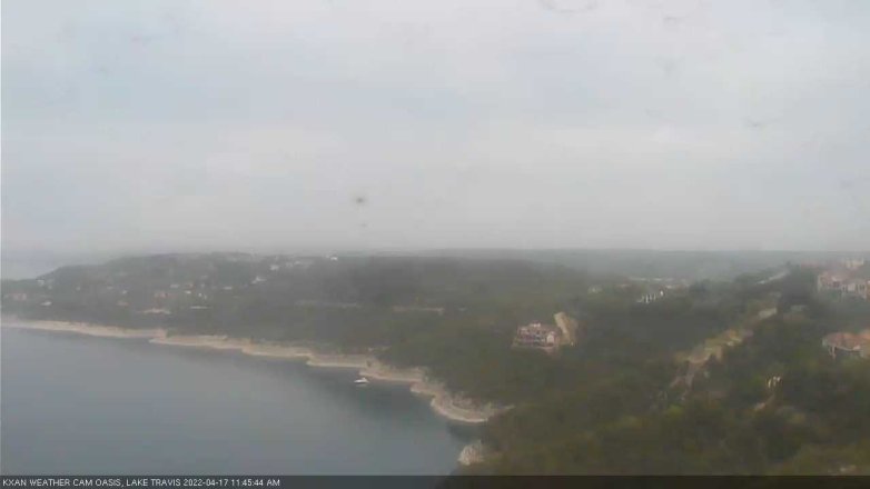 Lake Travis webcam, April 17, 2022 11:45 AM CT