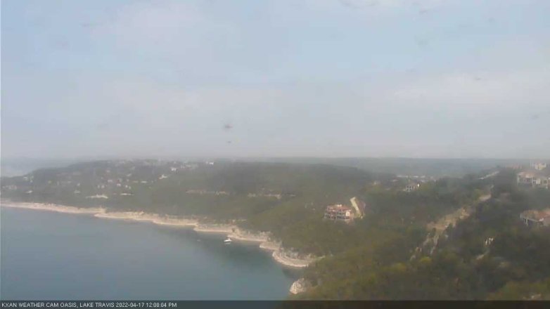 Lake Travis webcam, April 17, 2022 12:00 PM CT