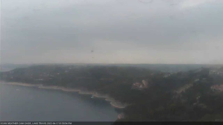 Lake Travis webcam, April 17, 2022 2:00 PM CT