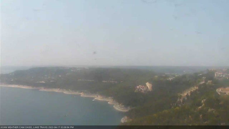 Lake Travis webcam, April 17, 2022 3:00 PM CT