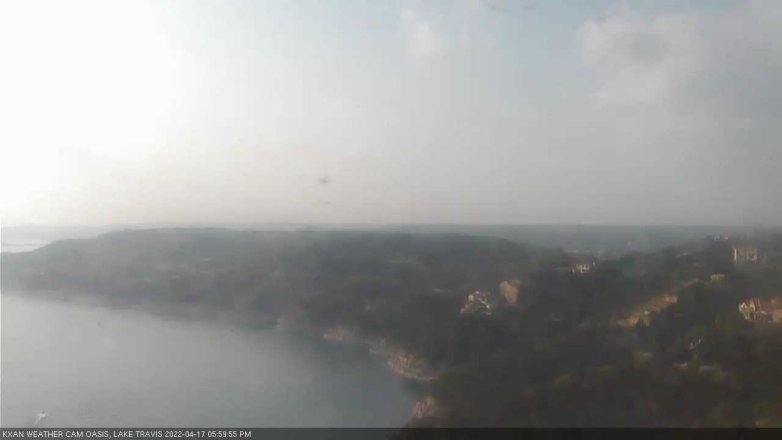 Lake Travis webcam, April 17, 2022 6:00 PM CT