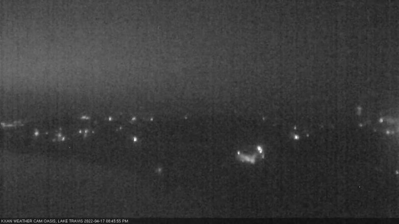 Lake Travis webcam, April 17, 2022 8:45 PM CT