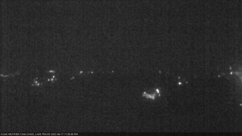 Lake Travis webcam, April 17, 2022 11:00 PM CT