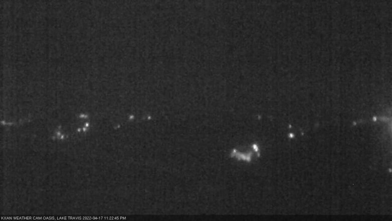 Lake Travis webcam, April 17, 2022 11:25 PM CT