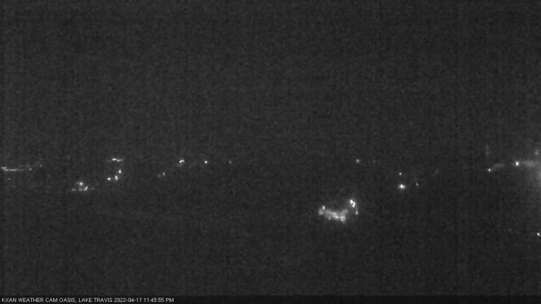 Lake Travis webcam, April 17, 2022 11:45 PM CT
