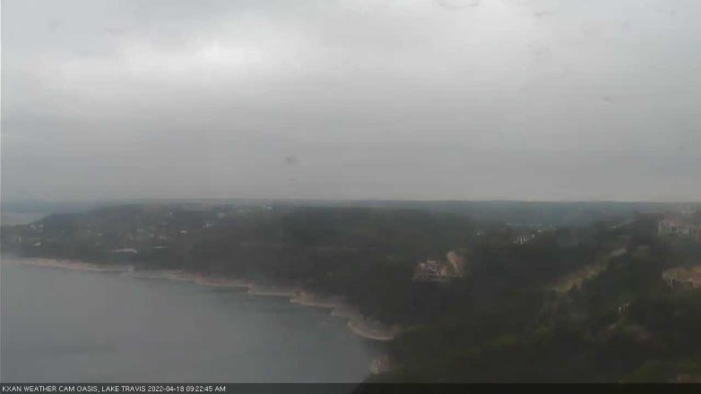Lake Travis webcam, April 18, 2022 9:25 AM CT