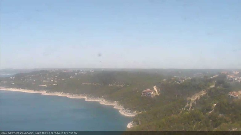 Lake Travis webcam, April 18, 2022 12:25 PM CT